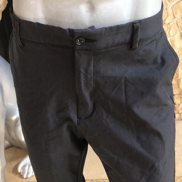 Greg Norman Golf Trouser Black Polyester Pants Men's Size 36 x 30 - Picture 3 of 6